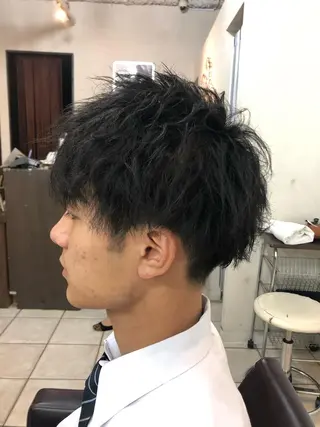 メンズ カ レラのヘアスタイル