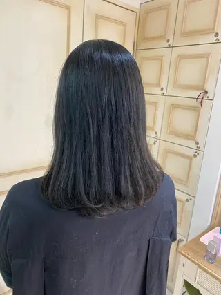 ミディアム カラー ヘアアレンジ 透明感カラー 古山 結季🌙🖤のヘアスタイル