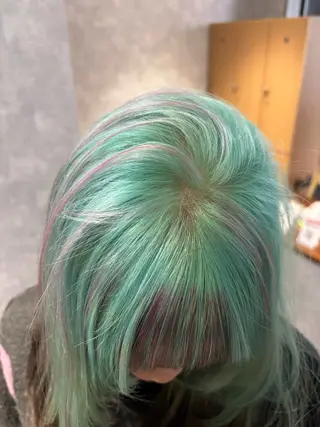 セミロング カラー 🌐NATSUMI 🌐【寒色カラー】のヘアスタイル