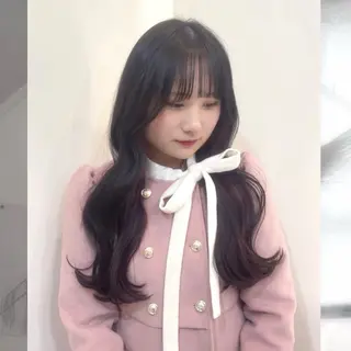 ロング カラー nagisa 🎀 カラー /ハイトーンのヘアスタイル