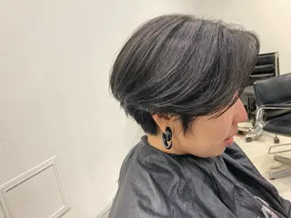 ショート カラー 💖ブリーチなし透明 感💖ASAHIのヘアスタイル