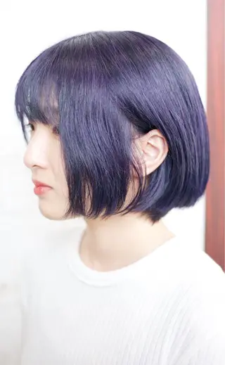 ショート カラー ケアブリーチ /髪質 改善/古橋圭史郎のヘアスタイル