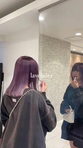 セミロング カラー 艶髪【カラー支持率 No.1】リノ🪐のヘアスタイル