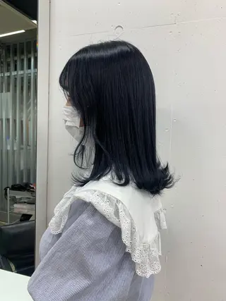 セミロング カラー fit /HONOKAのヘアスタイル
