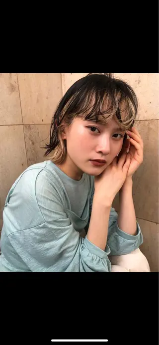 ショート カラー 透明感カラー× レイヤーカット✨高梨のヘアスタイル