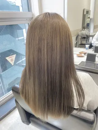 ロング カラー 透明感カラー✨艶髪 制作🌱山根あゆみのヘアスタイル