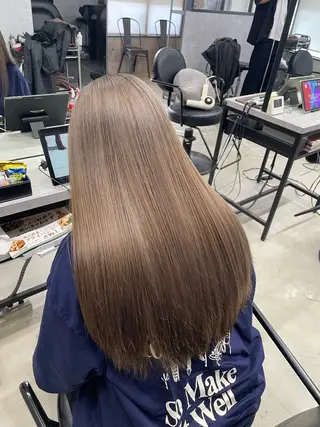 ロング カラー LUXBE LUCE ひなののヘアスタイル
