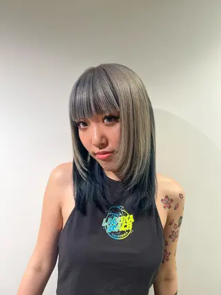 セミロング 艶髪 mayuka💖のヘアスタイル