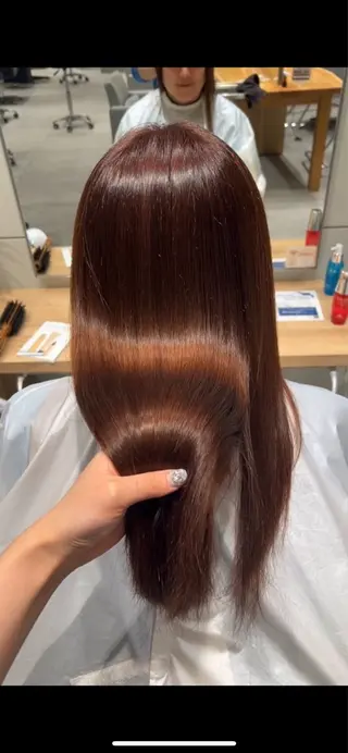 ロング MINX momokaのヘアスタイル