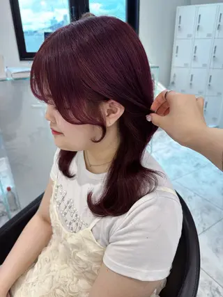 ロング ハイトーンカラー💞 くるみ🎀のヘアスタイル