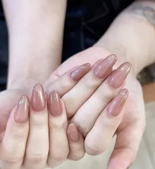 ネイル By moonネイル 🌷ワンホン/韓国風のネイルデザイン