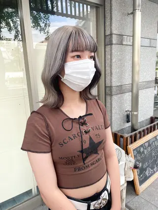 ミディアム カラー 🫧ヒシダアキ taboo.i🫧のヘアスタイル