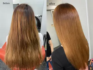 ロング カラー ネイル パーマ マツエク・マツパ ヘアアレンジ メンズ キッズ 🧡可愛い色落ち🧡 ハイトーン特化🧡のヘアスタイル