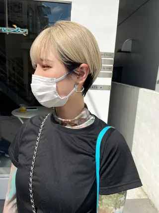 ショート カラー 💎韓国風レイヤー /ボブ💎Namiのヘアスタイル