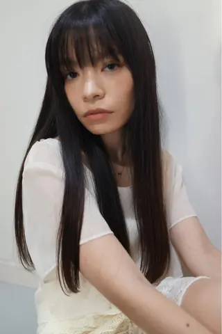 ロング 岡元 朗弘のヘアスタイル