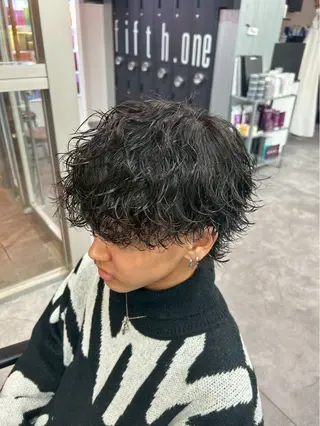 パーマ メンズ メンズ特化✨️ 韓国風パーマ🔥一八のヘアスタイル