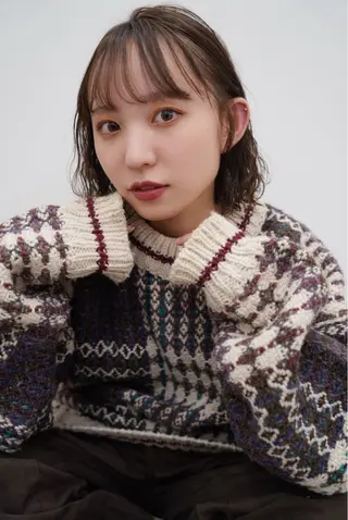 ミディアム パーマ YURAGI🤍 SAEのヘアスタイル