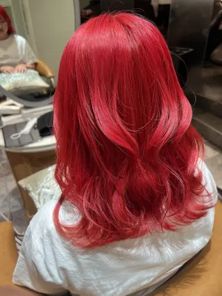 セミロング 似合わせカラーの達人 ダブルカラー/森栄範のヘアスタイル