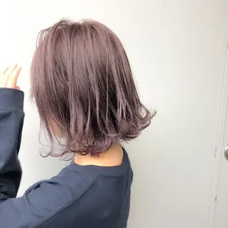 ミディアム カラー ヘアアレンジ mai🍑暖色カラー /レイヤー💖のヘアスタイル