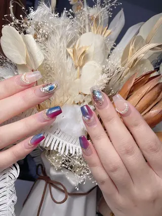 ネイル M🌷nail 長さだし専門店のネイルデザイン