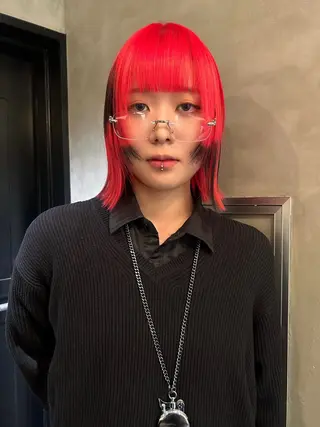 ミディアム カラー デザイン/アレンジ ❤︎イシイレイのヘアスタイル