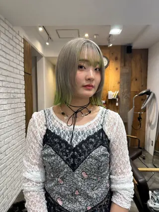 カラー 阿部  ことみ /パーマモデルのヘアスタイル
