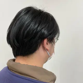 ショート カラー メンズ 中根 麻友香のヘアスタイル