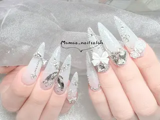 ネイル MoMoA Nail ネイル長さ出し専門店のネイルデザイン