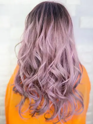 セミロング カラー ヘアアレンジ 次世代シールエクステ 錦糸町 小泉 朋之のヘアスタイル