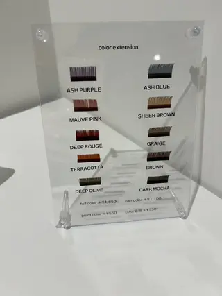 マツエク・マツパ k kumaiのマツエク・マツパデザイン