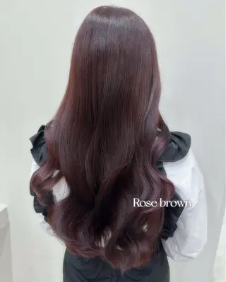 ロング カラー 🍓韓国ヘア レイヤ ーカット🍓笠原 葵のヘアスタイル