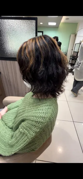 ミディアム パーマ 💍美髪矯正💍 髪質改善・店長 伊藤のヘアスタイル