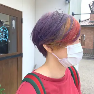ショート カラー 綿貫 美雪のヘアスタイル
