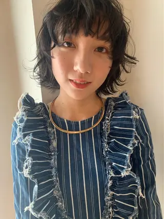ショート 縮毛矯正/アレンジ FACE。ゆのんのヘアスタイル