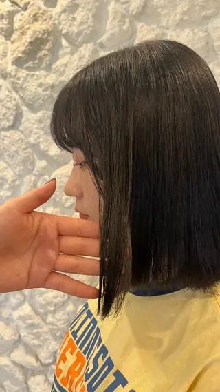 ミディアム カンノ シュンのヘアスタイル