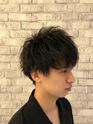 メンズ float浦和美園店 藍野賢也のヘアスタイル
