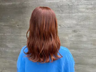 ミディアム カラー 蓮見  友里のヘアスタイル