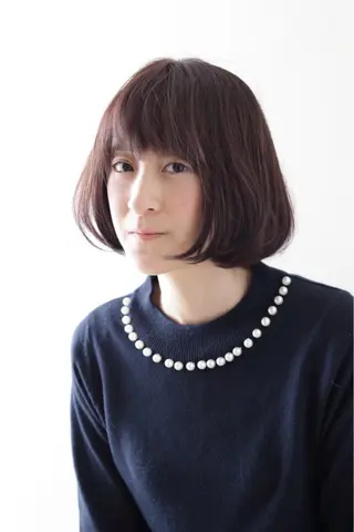 ショート ミディアム カラー タジマ ヤスヒサのヘアスタイル