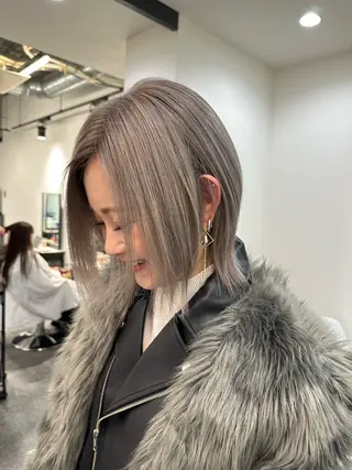 ミディアム カラー プルエクステ/透明感 カラー✨KAZUKIのヘアスタイル