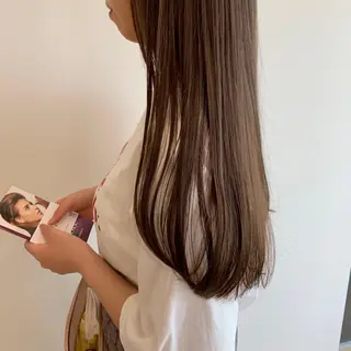 セミロング 鈴木 まりやのヘアスタイル