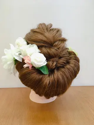 ロング ヘアアレンジ YAP！HAIR トコツメアヤノのヘアスタイル