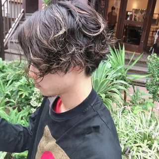 カラー パーマ メンズ MASANA 🎱ディレクターのヘアスタイル