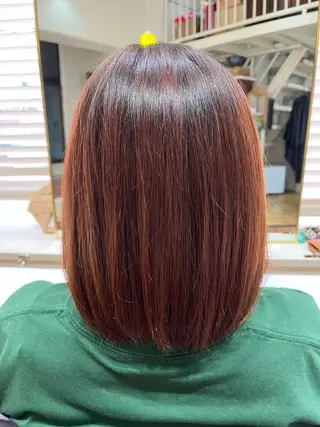 ミディアム 嘉手納美容室 ルアナエヴァのヘアスタイル