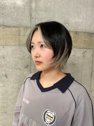 ショート パーマ/メンズ/ 鮫島竜海のヘアスタイル