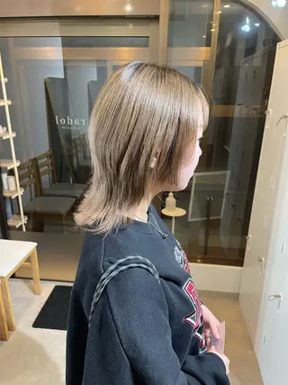 セミロング やまもと けんたのヘアスタイル