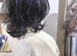 ミディアム mayu ○のヘアスタイル