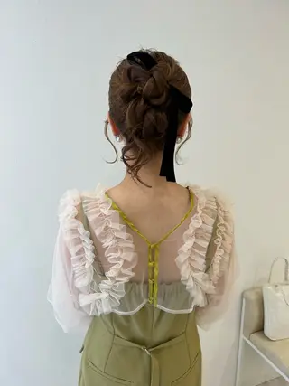 ロング 倉地 更彩のヘアスタイル