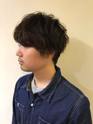 ショート メンズ 縮毛矯正/ 髪質改善 /ショート　圍　崇行のヘアスタイル