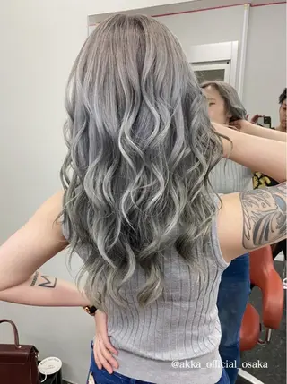 カラー ヘアアレンジ メンズ 🧡可愛い色落ち🧡 ハイトーン特化🧡のヘアスタイル
