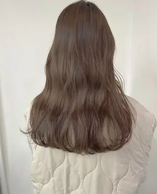 セミロング カラー 💖札幌カラー 指名No.1💖玲奈のヘアスタイル